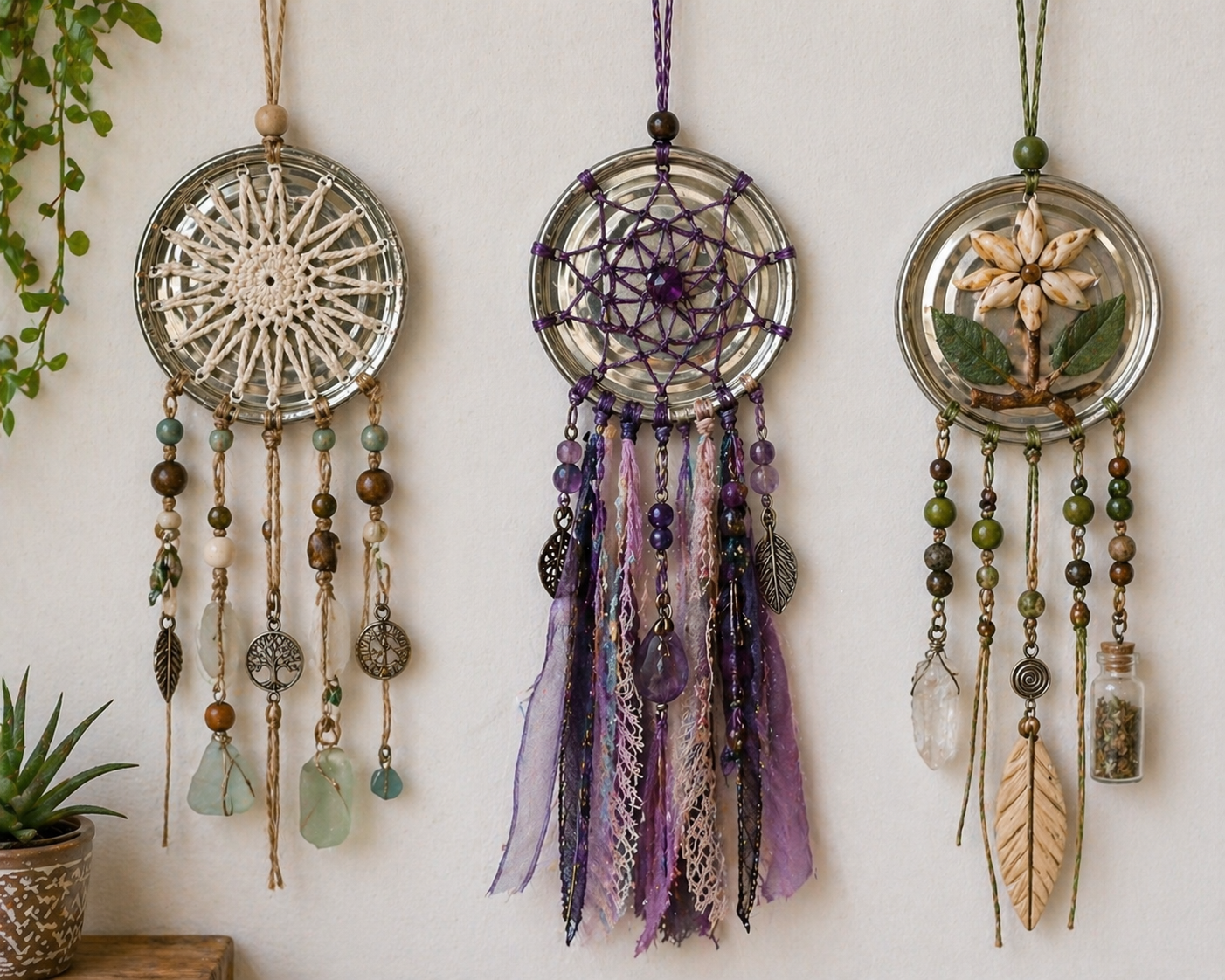 How to Make a Dreamcatcher made with tin can lids How to Make a Dreamcatcher made with tin can lids dreamcatcher made with tin can lids 1