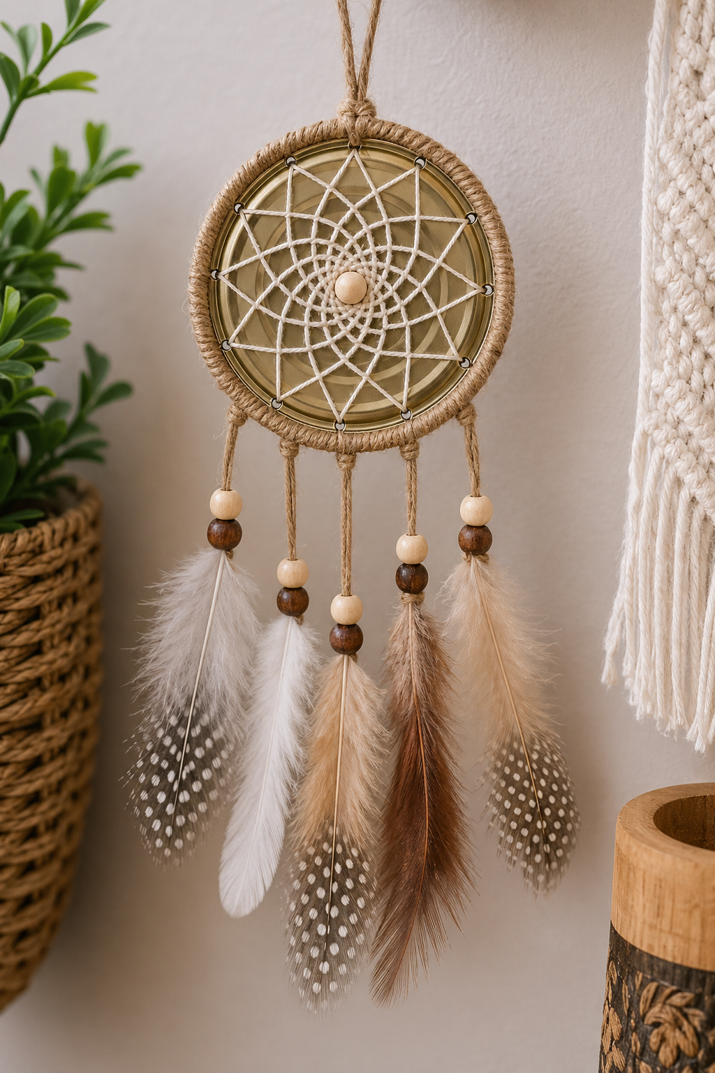 How to Make a Dreamcatcher made with tin can lids How to Make a Dreamcatcher made with tin can lids dreamcatcher made with tin can lids 3