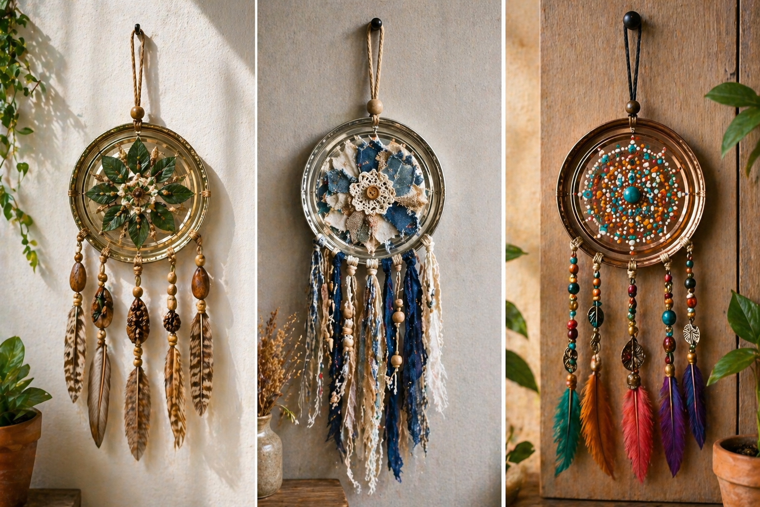 How to Make a Dreamcatcher made with tin can lids How to Make a Dreamcatcher made with tin can lids dreamcatcher made with tin can lids 4