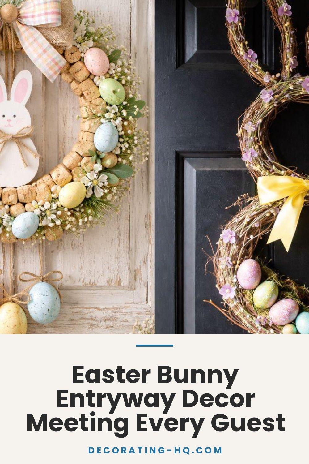 Easter Bunny Entryway Decor Meeting Every Guest