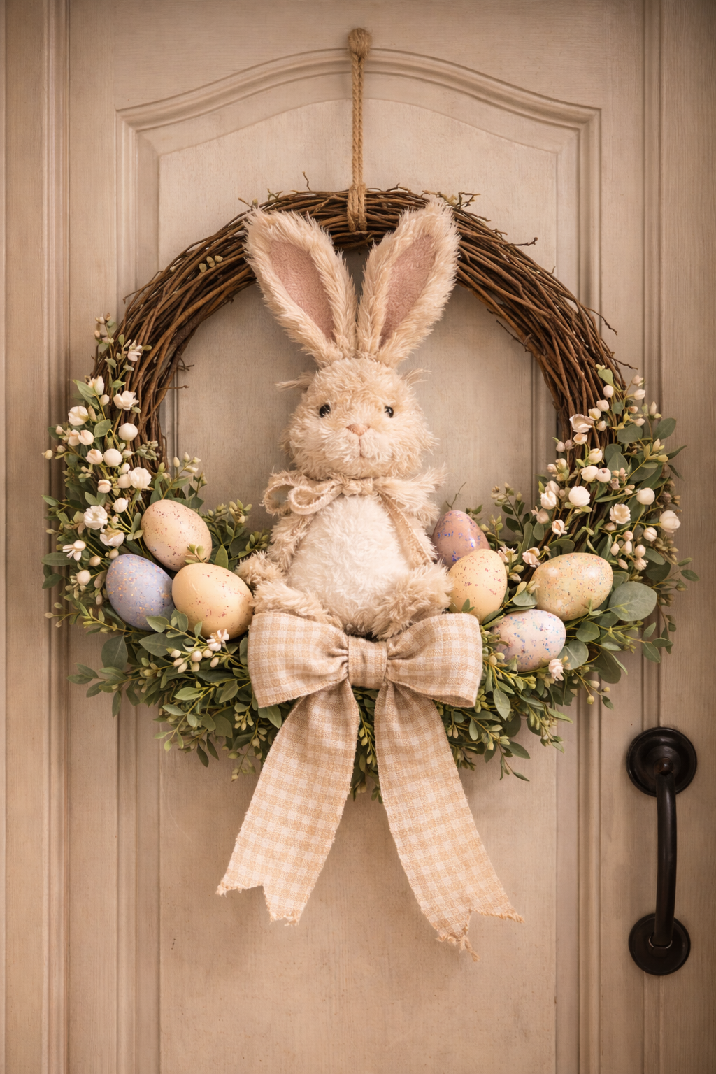 Adorable Easter Bunnies to Decorate Your Entryway Adorable Easter Bunnies to Decorate Your Entryway easter bunnies to decorate your door 5