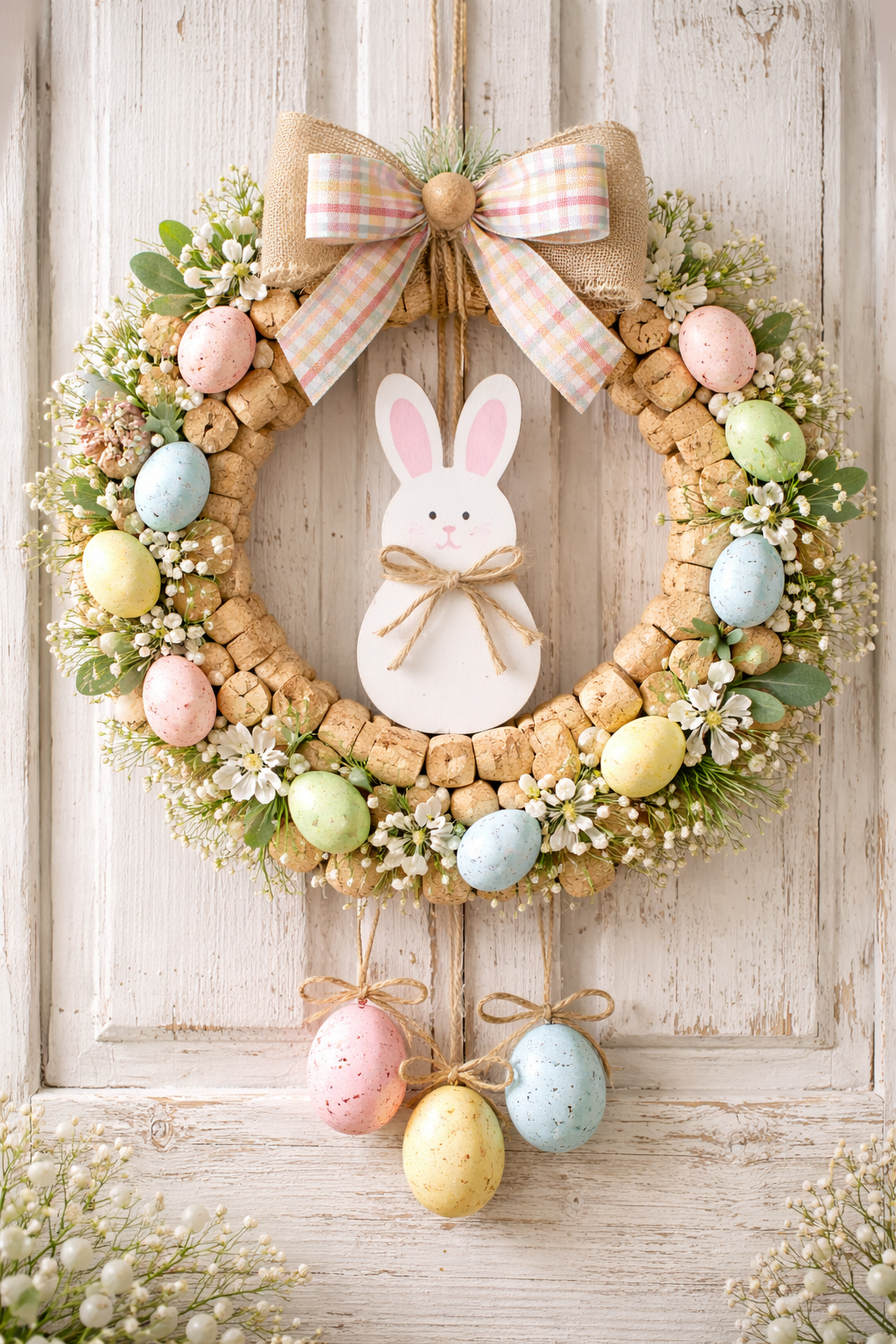 Adorable Easter Bunnies to Decorate Your Entryway Adorable Easter Bunnies to Decorate Your Entryway easter bunnies to decorate your door 8