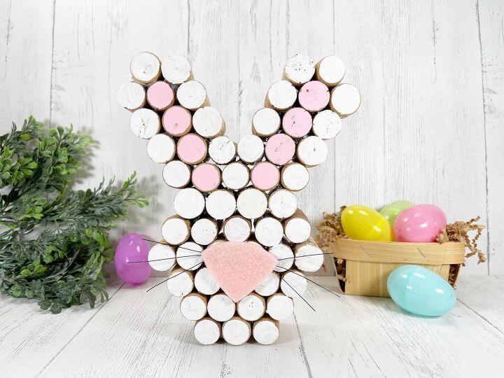 easter bunnies with cork stoppers 9