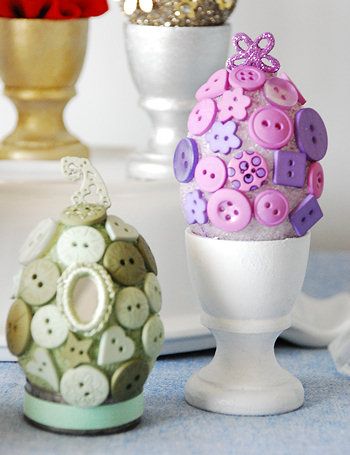 easter craft with buttons 10 Copia