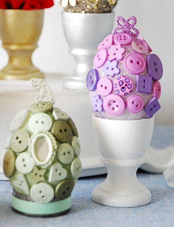 Awesome Easter craft ideas with buttons