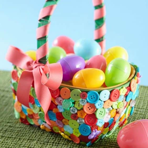 easter craft with buttons 4 Copia