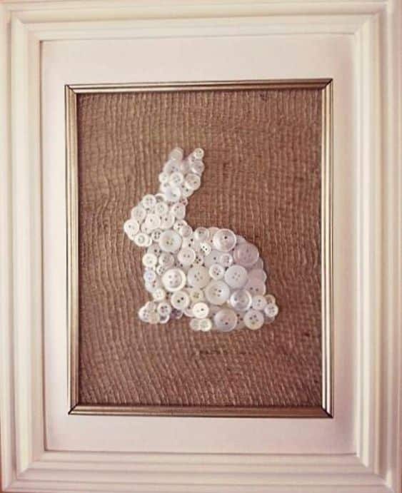 Awesome Easter craft ideas with buttons