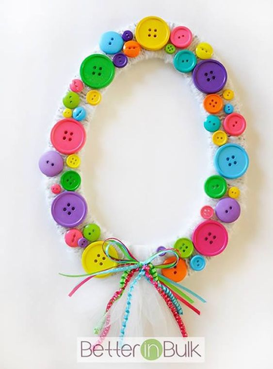 Awesome Easter craft ideas with buttons