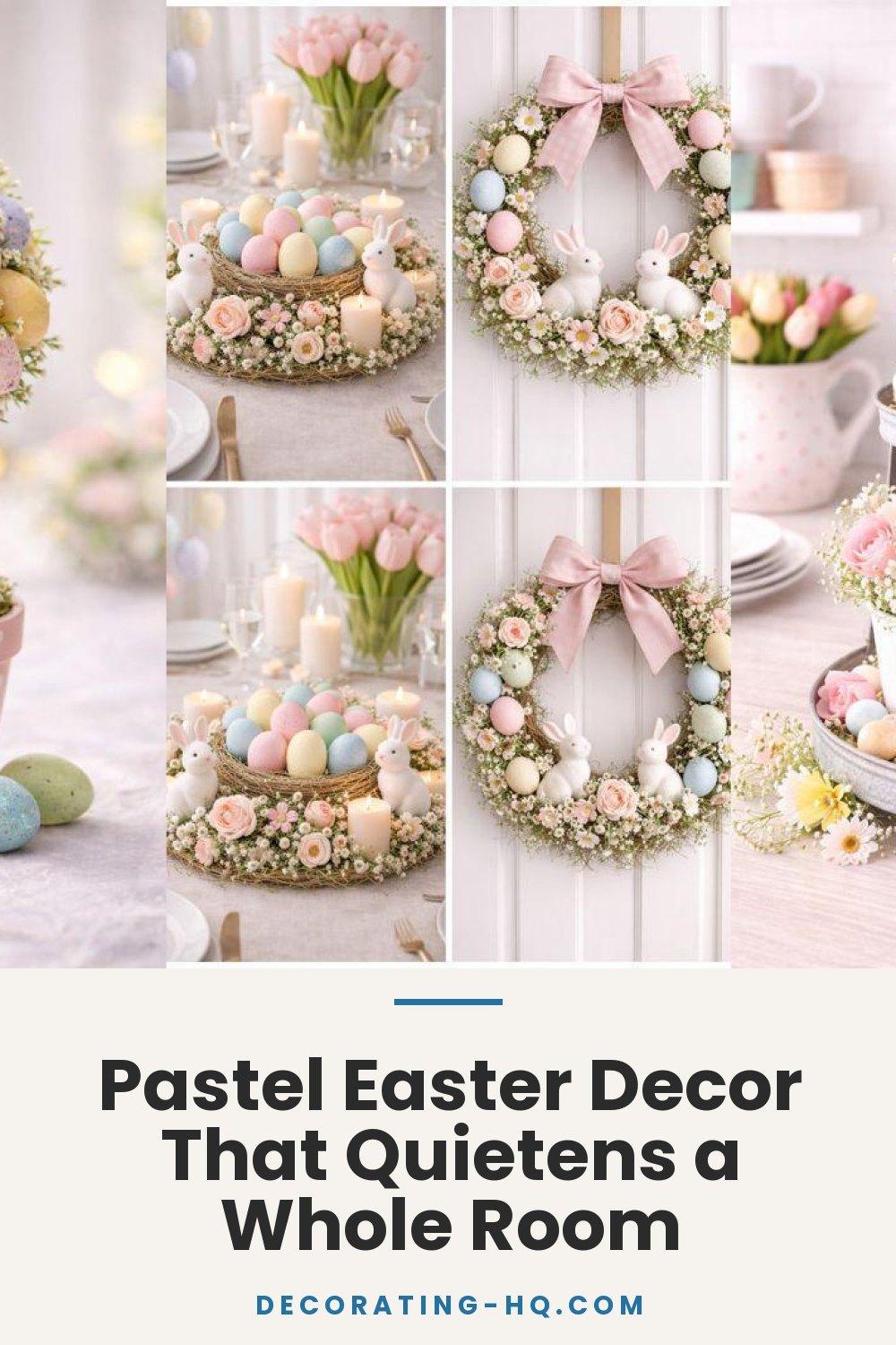 Pastel Easter Decor That Quietens a Whole Room