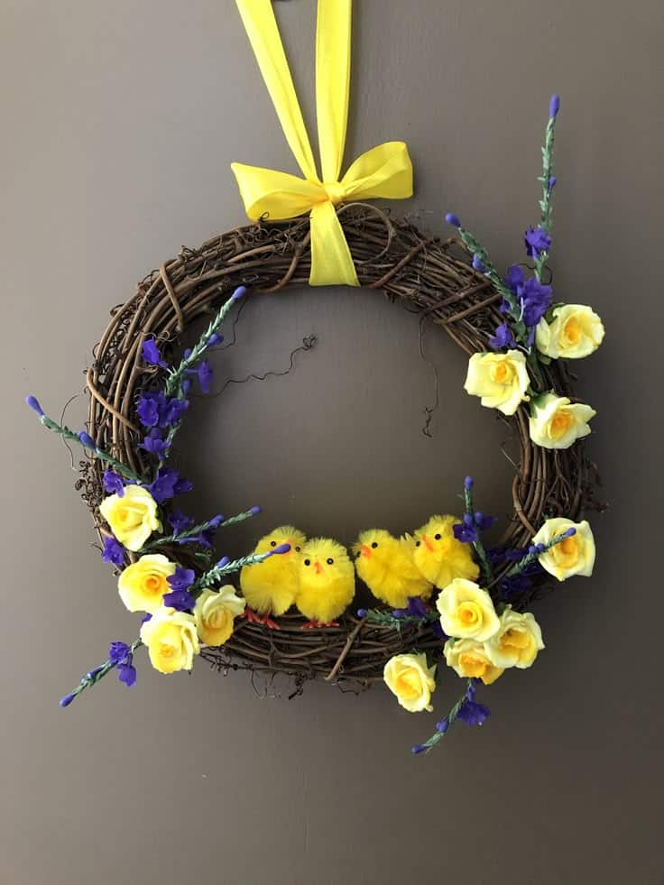 easter decoration ideas with dry branches 4