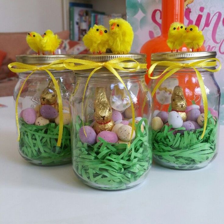 easter jars for decoration ideas 2