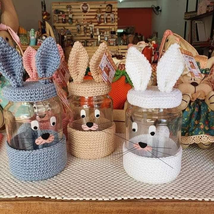 easter jars for decoration ideas 9