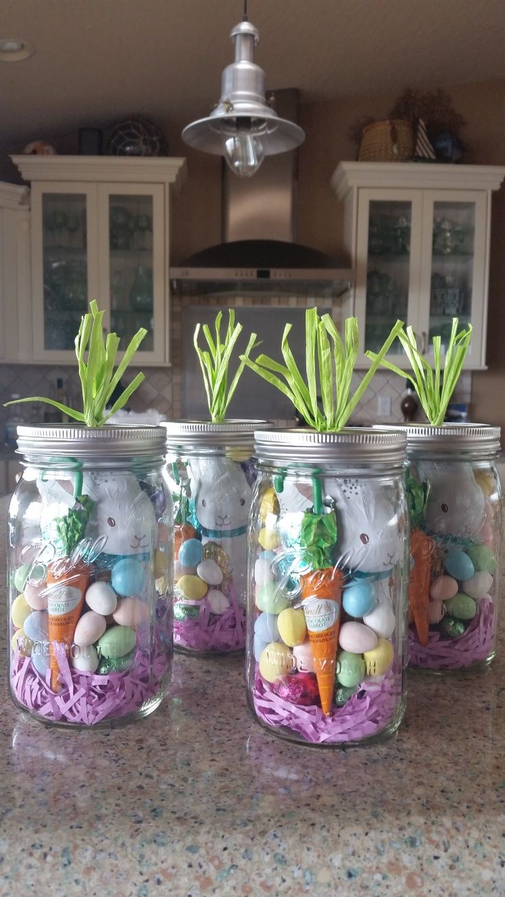 easter jars for decoration ideas