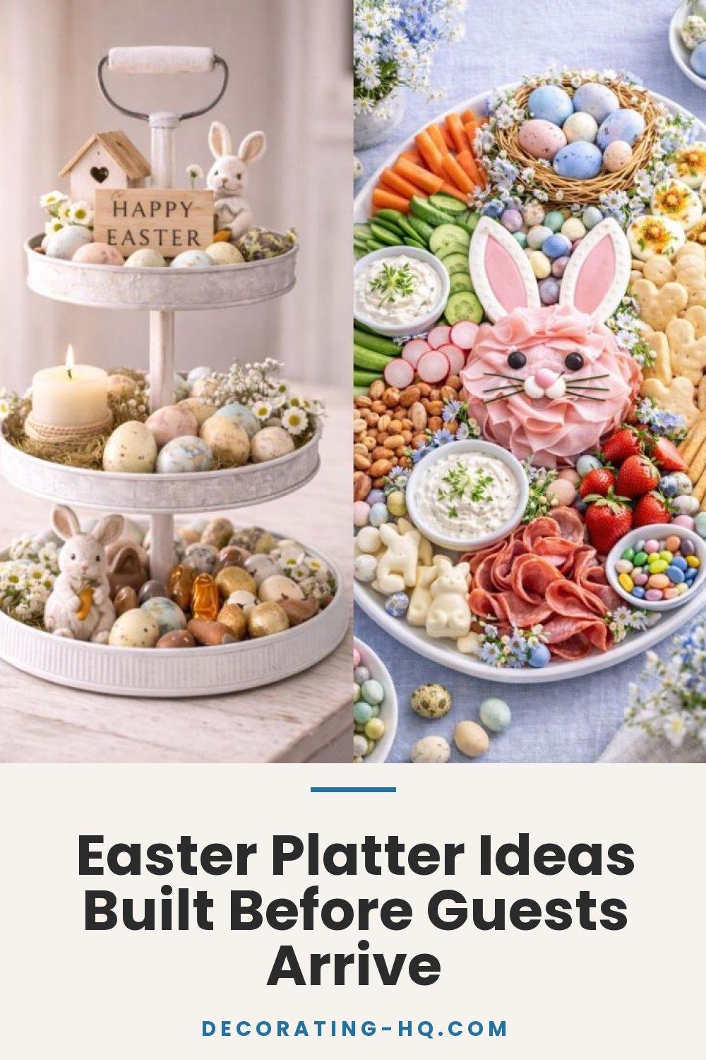 Easter Platter Ideas Built Before Guests Arrive