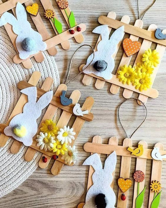 easter popsicle stick crafts 1