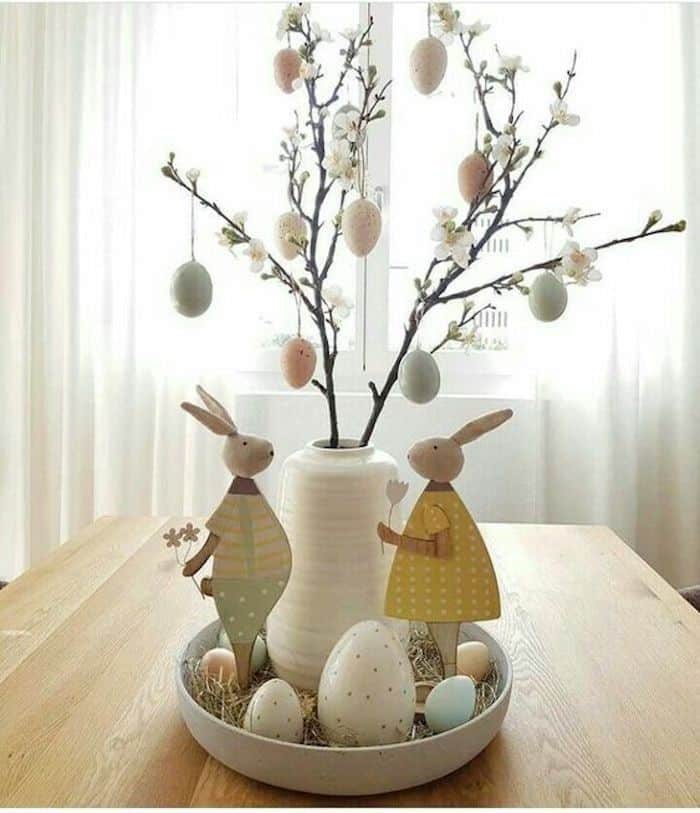 easter table decor 1