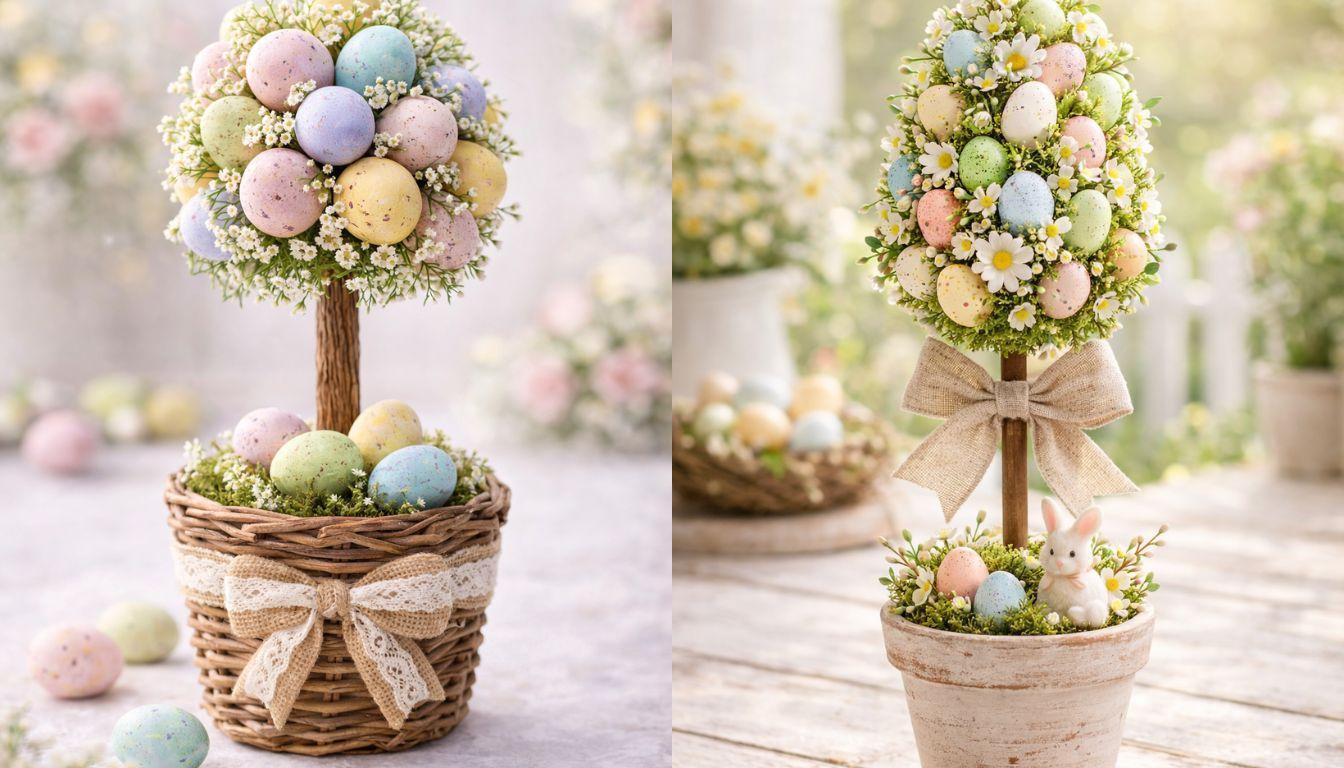 Easter Topiary Ideas That Make Spring Decor Look Instantly Charming Easter Topiary Ideas That Make Spring Decor Look Instantly Charming easter topiary ideas