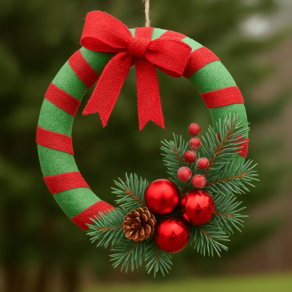 easy and cheap backyard christmas decorating ideas 2