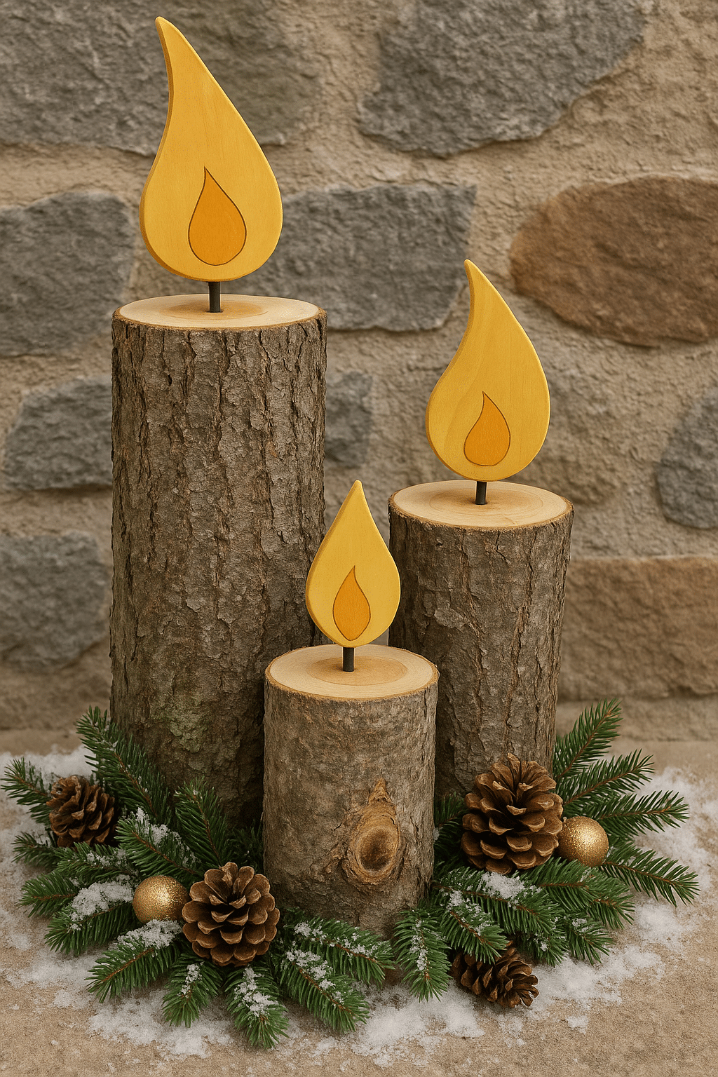 easy and cheap backyard christmas decorating ideas 5