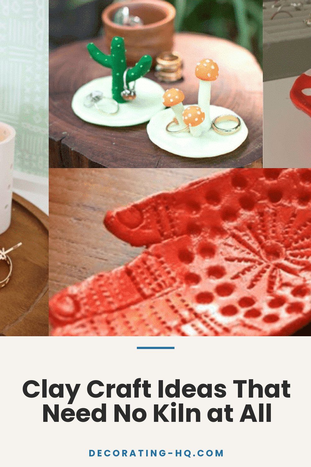 Clay Craft Ideas That Need No Kiln at All
