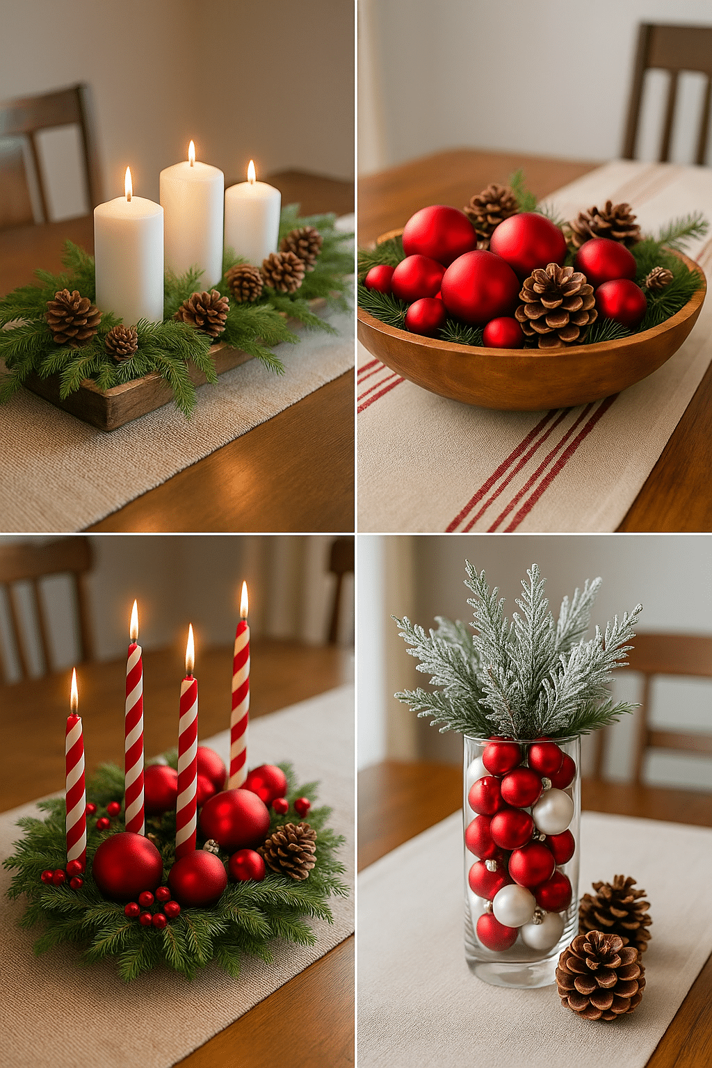 easy christmas centerpieces Copia