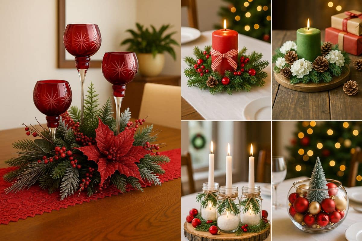 easy christmas centerpieces
