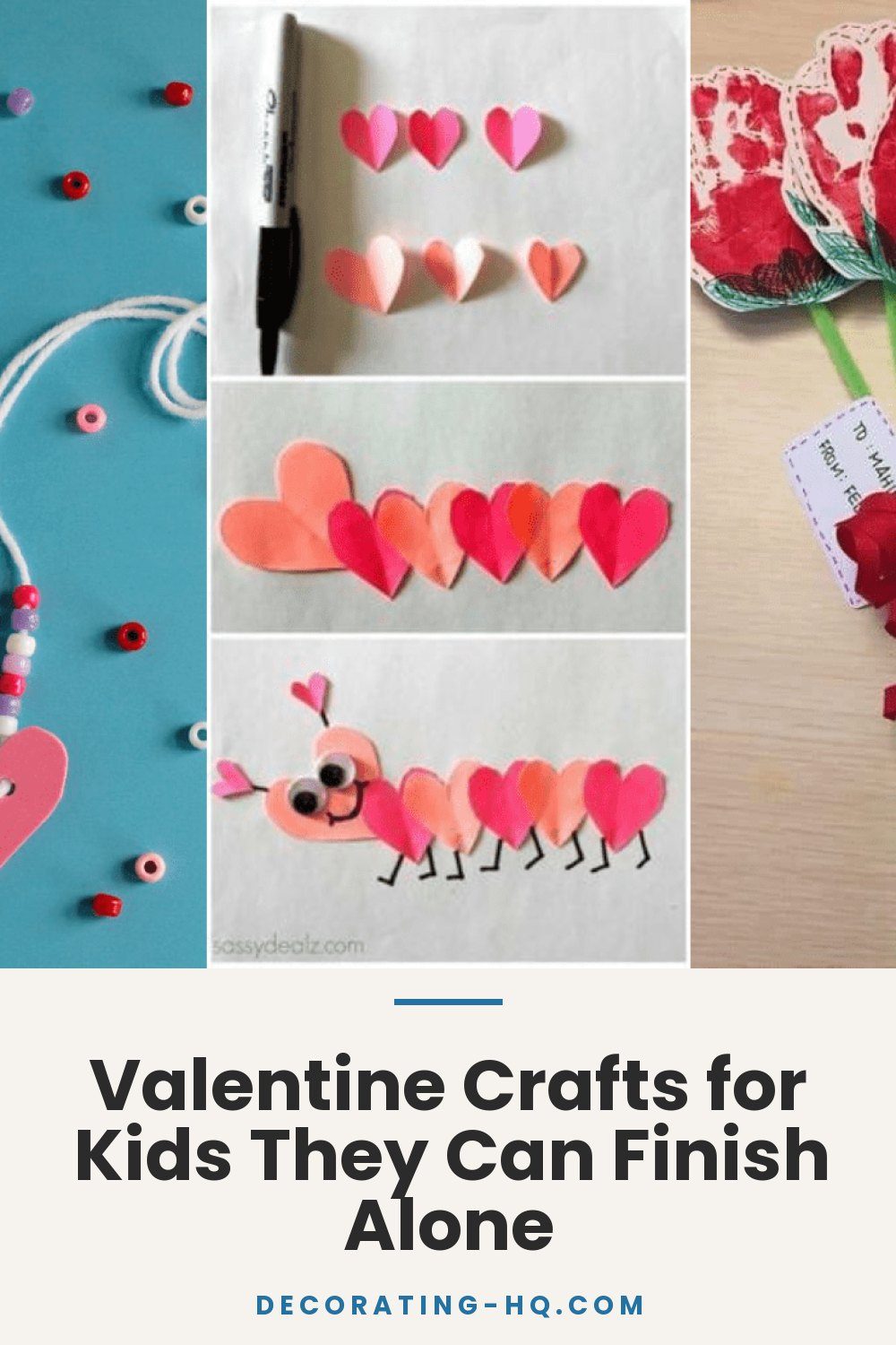 Valentine Crafts for Kids They Can Finish Alone