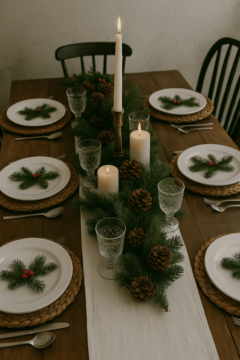 elegant christmas table settings 3