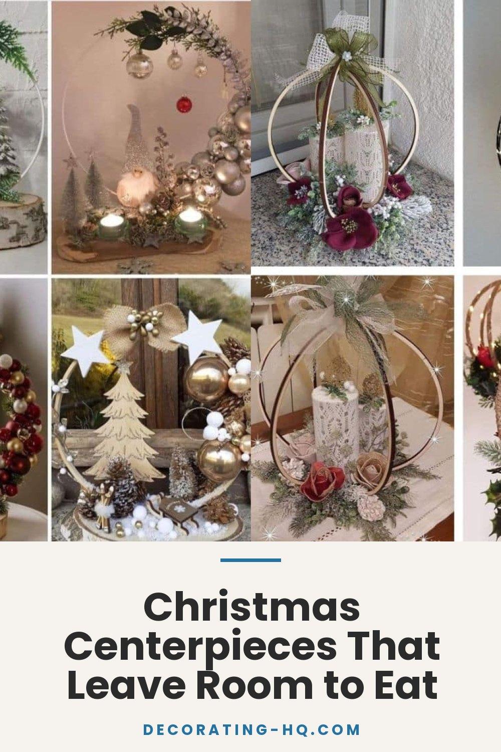 Christmas Centerpieces That Leave Room to Eat