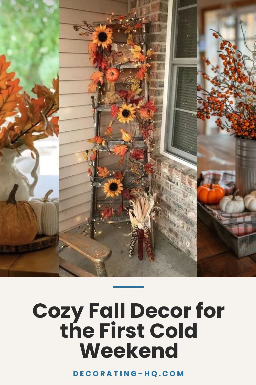 Cozy Fall Decor for the First Cold Weekend