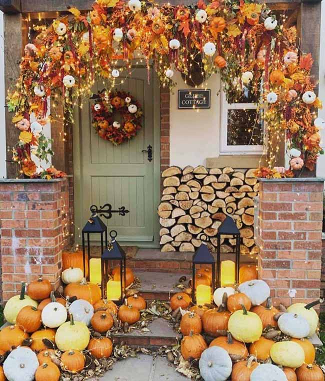 fall lantern decor ideas 3