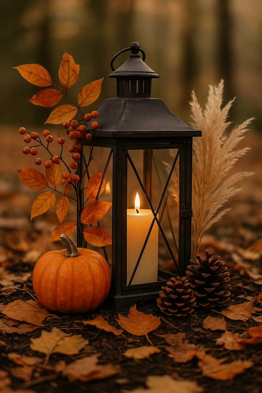 fall lantern decor ideas 7