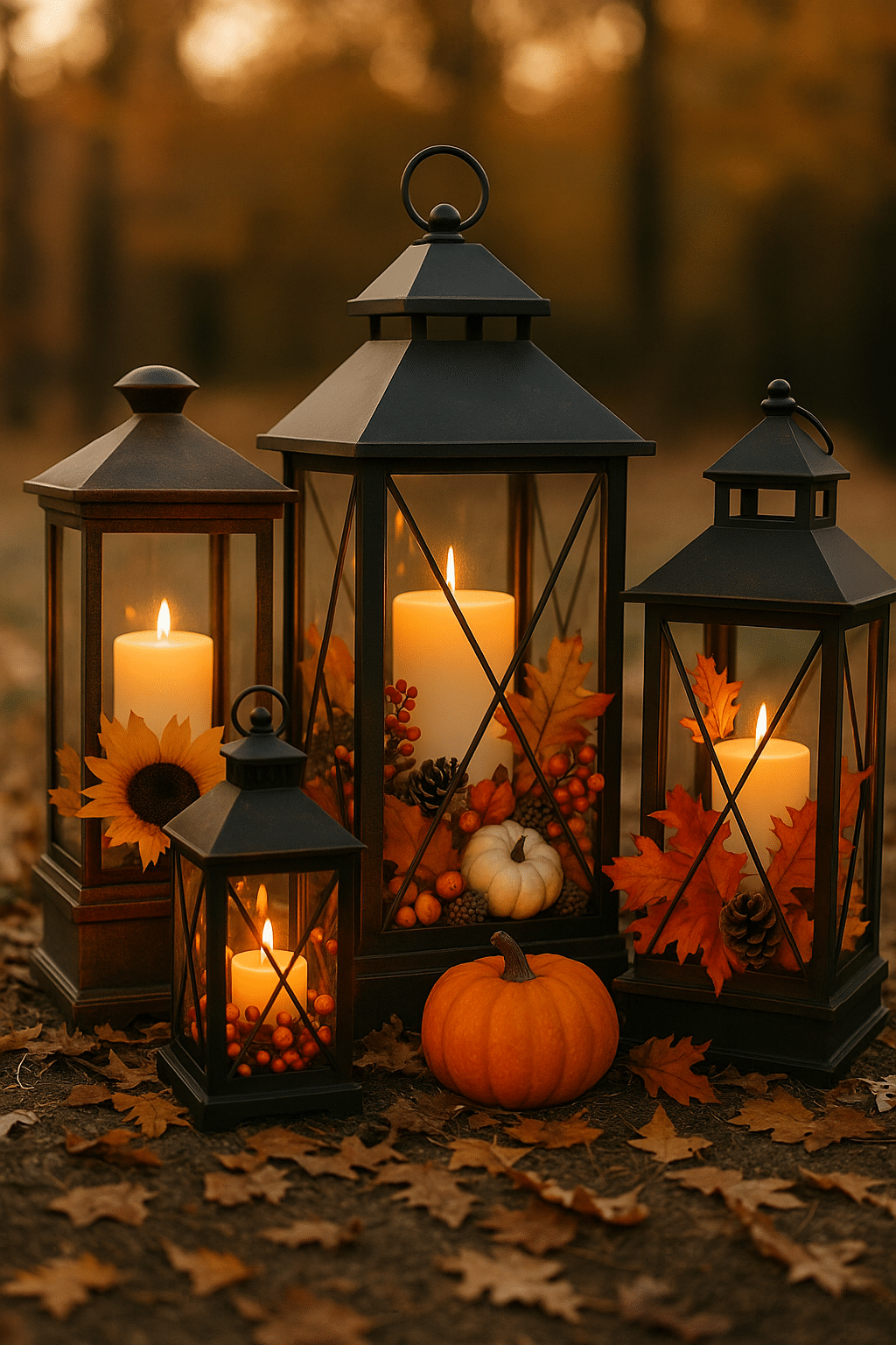 fall lantern decor ideas 8