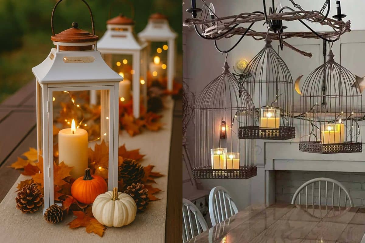 fall lantern decor ideas