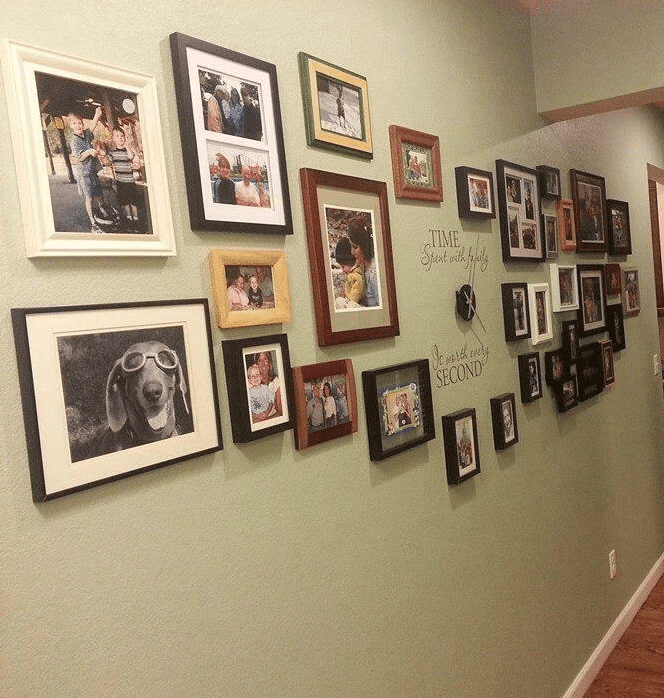 DIY Family Photo Wall Clock