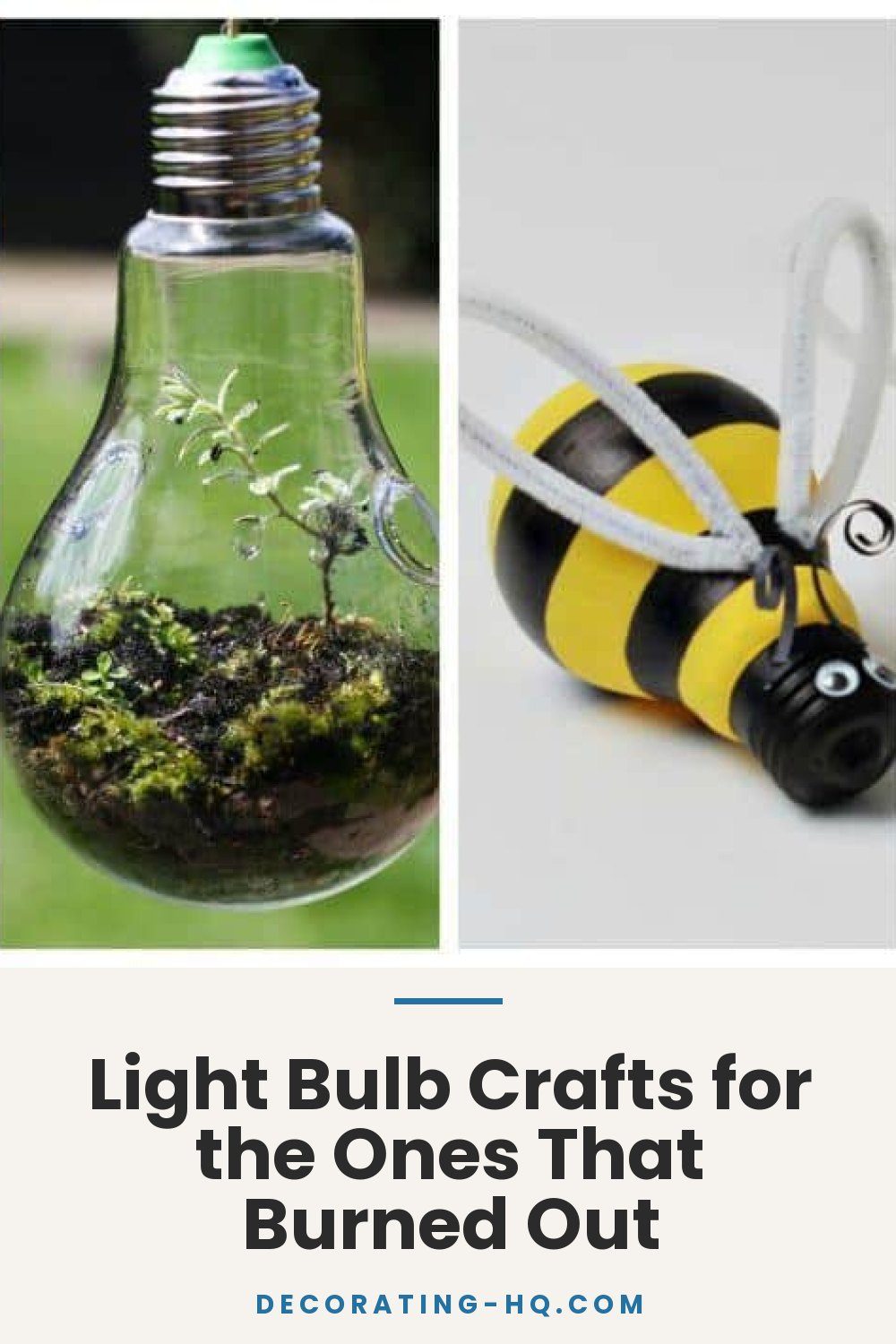 Light Bulb Crafts for the Ones That Burned Out