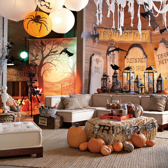 ideas for halloween decorations inside