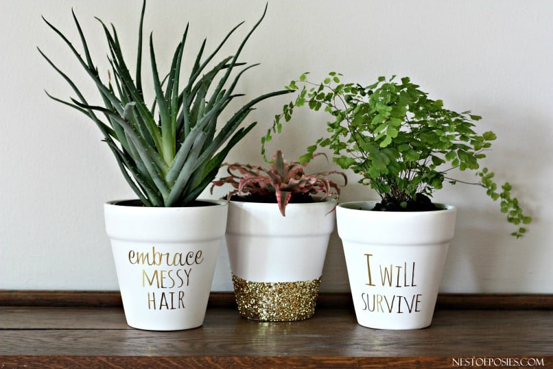 10+ Awesome Ideas to Decorate Flower Pots