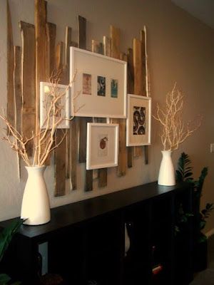 Turn used wood into beautiful paintings for decoration