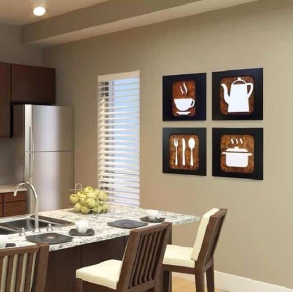 Amazing frames to decorate the kitchen