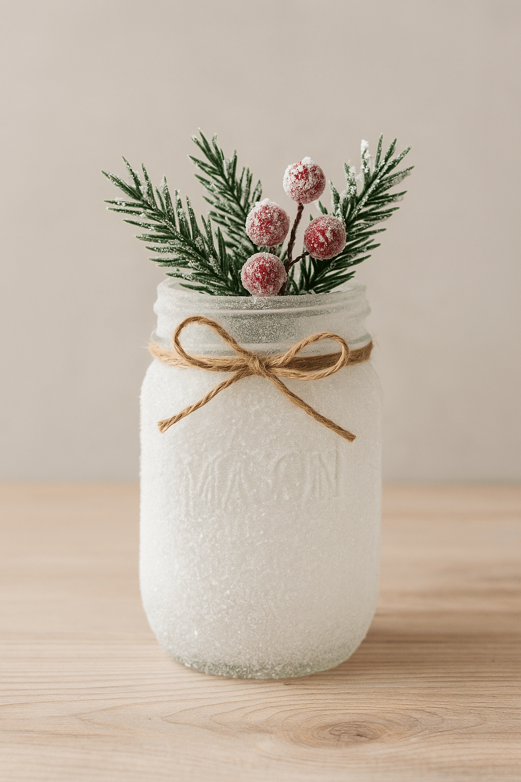 frosted mason jar glass container ideas 3