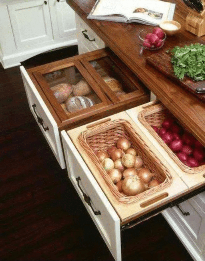 10+ Amazing Fruit And Vegetables Storage Ideas