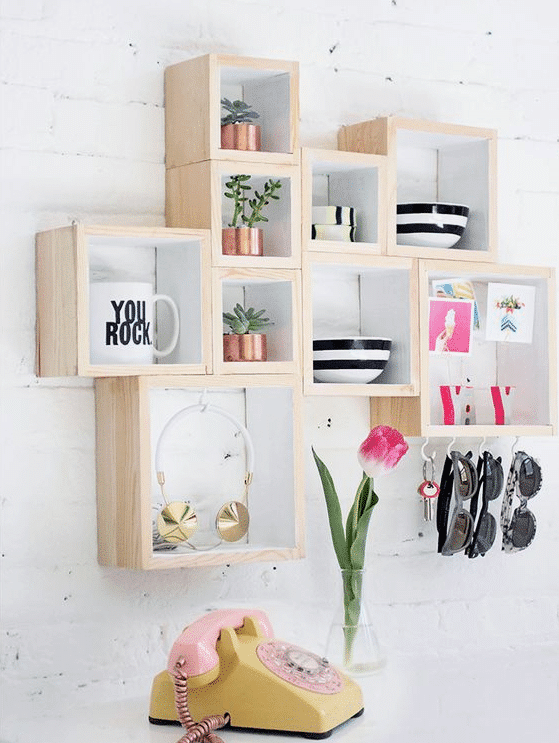 DIY Functional & Stylish Wall Shelves For Interior Home Design