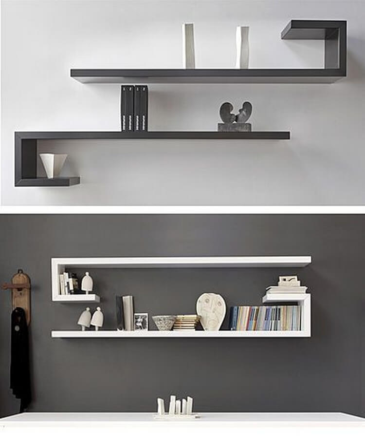 DIY Functional & Stylish Wall Shelves For Interior Home Design