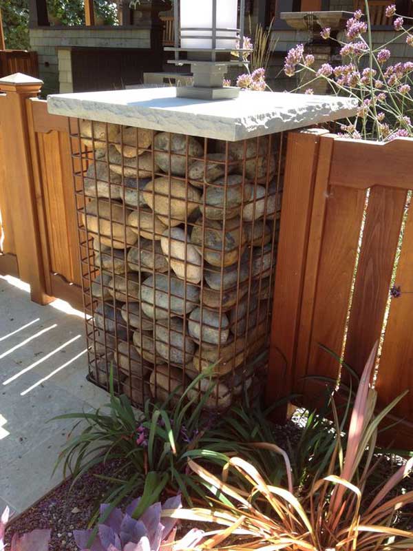 20+ Lovely DIY Gabion Ideas To Enhance Outdoor Space