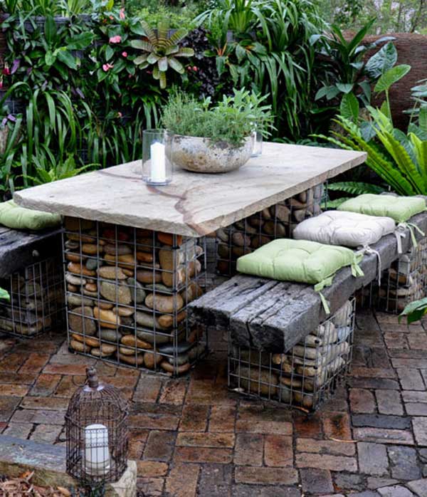 20+ Lovely DIY Gabion Ideas To Enhance Outdoor Space