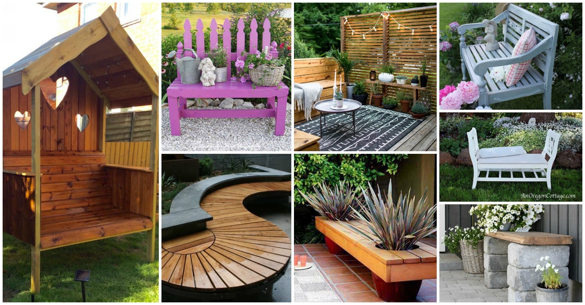 garden benches ideas diy