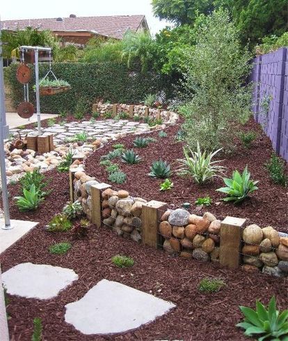 garden borders made with unusual materials 13