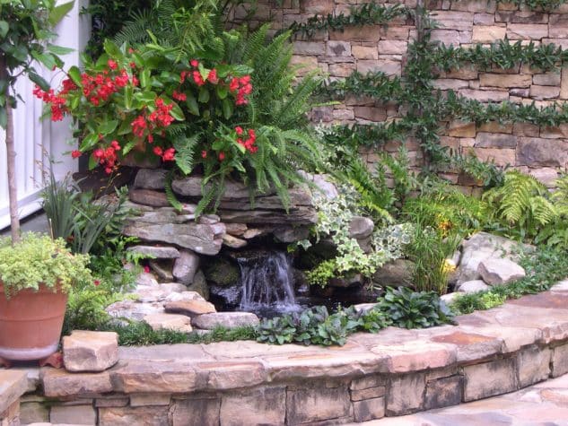 15+ Awesome Garden Fountains and Water Ponds