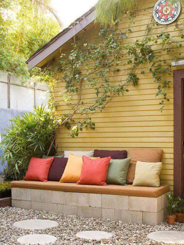 Decorative Garden Projects Using Cinder Blocks